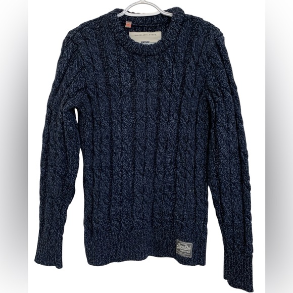 Superdry Navy Blue Crewneck Sweater - Picture 7 of 15